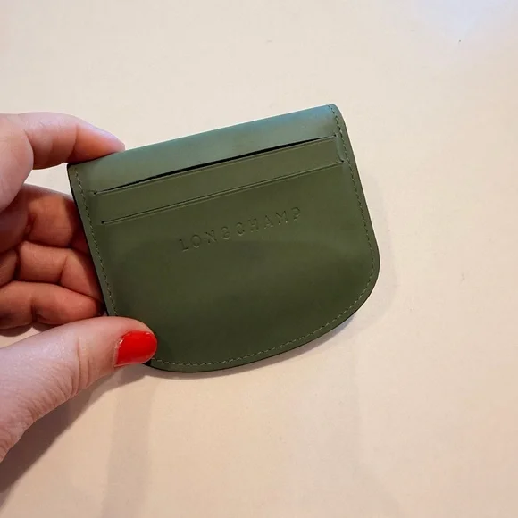 Longchamp Green Key & Card Holder - Picture 3 of 3